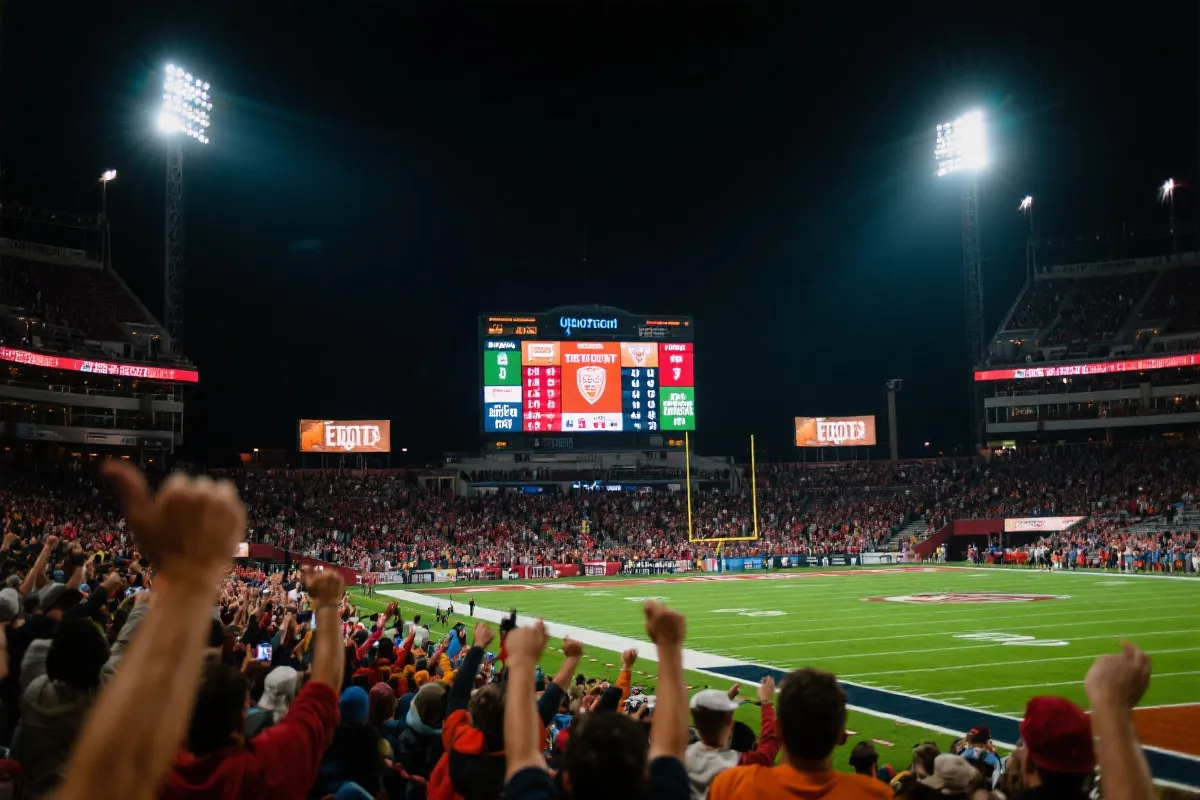 体育赛场氛围图