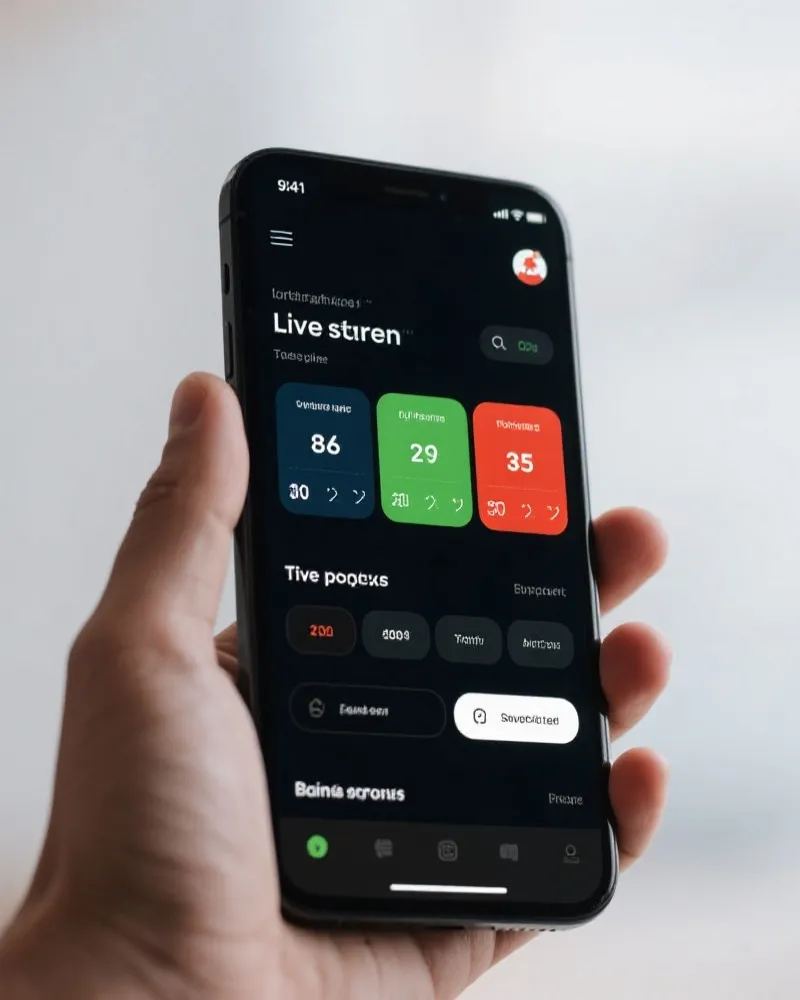 完美体育 APP 界面展示
